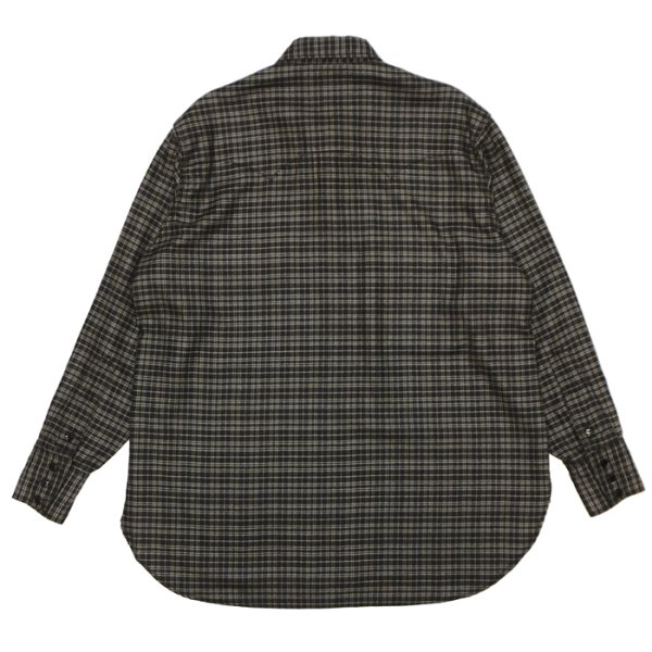 画像2: KAPTAIN SUNSHINE（キャプテンサンシャイン）Wool Plaid Cowboy Shirt（オールプレイドカウボーイシャツ）/ Brown（ブラウン） (2)