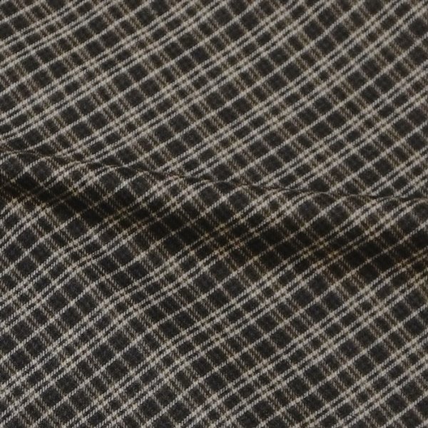 画像6: KAPTAIN SUNSHINE（キャプテンサンシャイン）Wool Plaid Cowboy Shirt（オールプレイドカウボーイシャツ）/ Brown（ブラウン） (6)