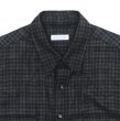 画像3: KAPTAIN SUNSHINE（キャプテンサンシャイン）Wool Plaid Cowboy Shirt（オールプレイドカウボーイシャツ）/ Charcoal（チャコール） (3)
