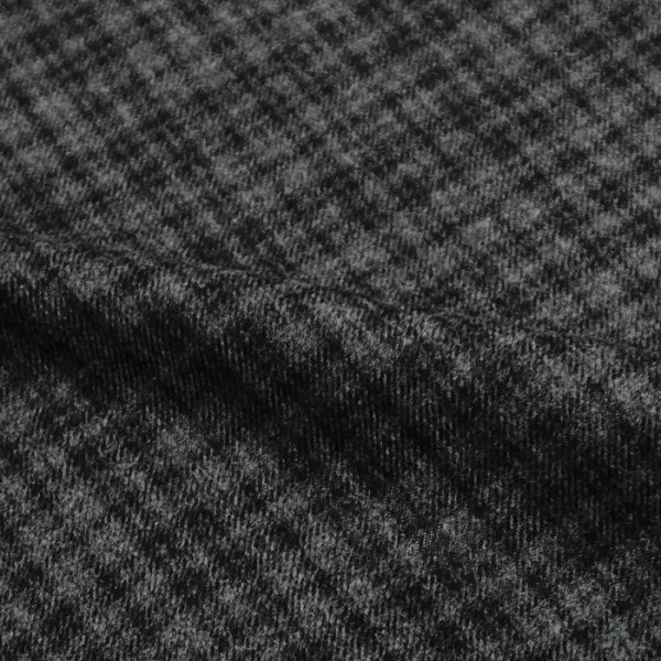画像6: KAPTAIN SUNSHINE（キャプテンサンシャイン）Wool Plaid Cowboy Shirt（オールプレイドカウボーイシャツ）/ Charcoal（チャコール） (6)