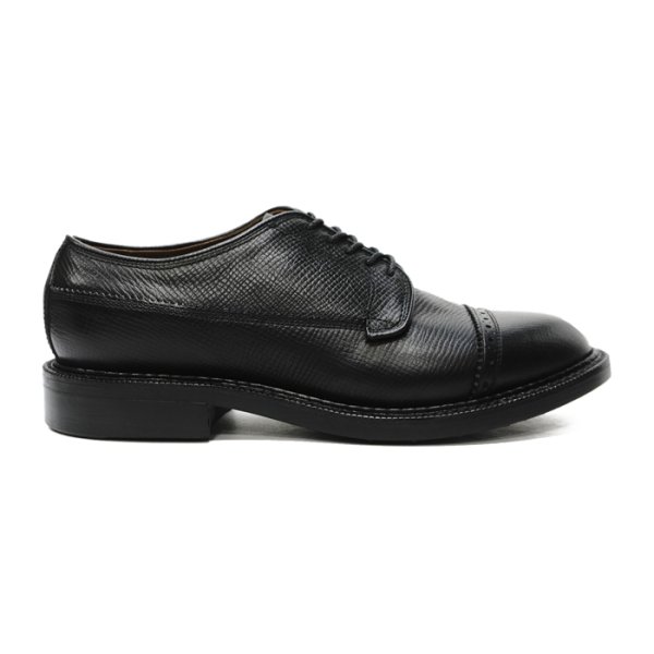 画像1: Rutt shoes（ラットシューズ）FRANCIS（フランシス）"PUNCHED CAP TOE" / Black（ブラック） (1)