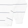 画像5: EVCON（エビコン）BORDER WIDE L/S TEE（ボーダーワイドショートスリーブTシャツ） / White（ホワイト） (5)