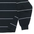 画像5: EVCON（エビコン）BORDER WIDE L/S TEE（ボーダーワイドショートスリーブTシャツ） / Black（ブラック） (5)
