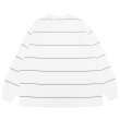 画像2: EVCON（エビコン）BORDER WIDE L/S TEE（ボーダーワイドショートスリーブTシャツ） / White（ホワイト） (2)