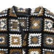画像3: ENGINEERED GARMENTS（エンジニアードガーメンツ）Knit Cardigan（ニットカーディガン）"Wool Poly Chenille" / White×Black（ホワイト×ブラック） (3)
