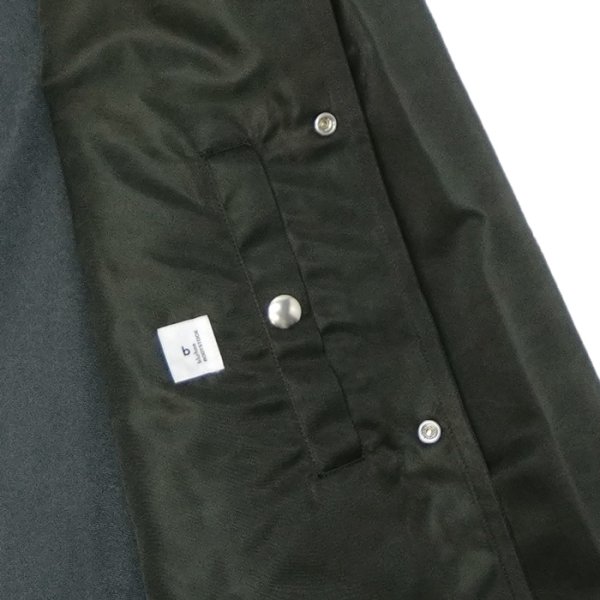 画像7: blurhms ROOTSTOCK（ブラームスルーツストック）Washed Nylon Coach Jacket（ウォッシュドナイロンコーチジャケット）/ Dark Olive（ダークオリーブ） (7)