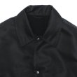 画像4: blurhms ROOTSTOCK（ブラームスルーツストック）Washed Nylon Coach Jacket（ウォッシュドナイロンコーチジャケット）/ Black（ブラック） (4)