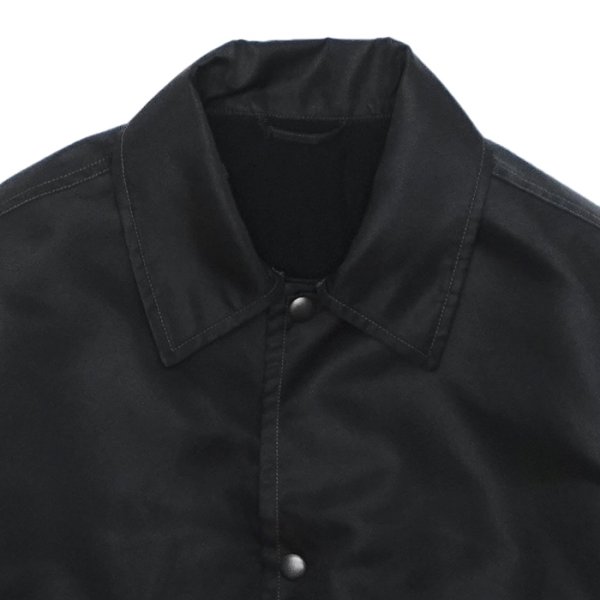 画像4: blurhms ROOTSTOCK（ブラームスルーツストック）Washed Nylon Coach Jacket（ウォッシュドナイロンコーチジャケット）/ Black（ブラック） (4)