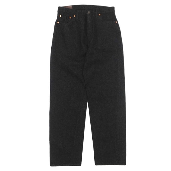 画像1: KAPTAIN SUNSHINE（キャプテンサンシャイン）5P Zipper Front Denim Pants（5ポケットジッパーフロントデニムパンツ）/ Black One Wash（ブラックワンウォッシュ）【裾上げ無料】 (1)