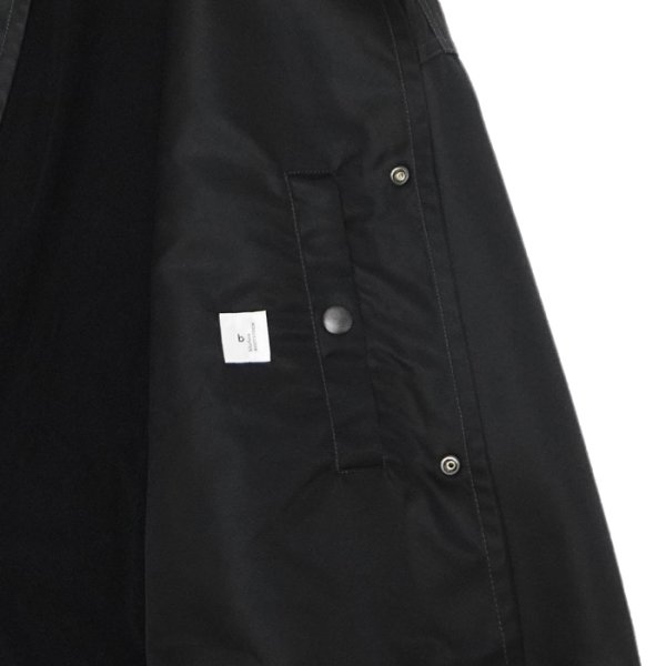 画像7: blurhms ROOTSTOCK（ブラームスルーツストック）Washed Nylon Coach Jacket（ウォッシュドナイロンコーチジャケット）/ Black（ブラック） (7)