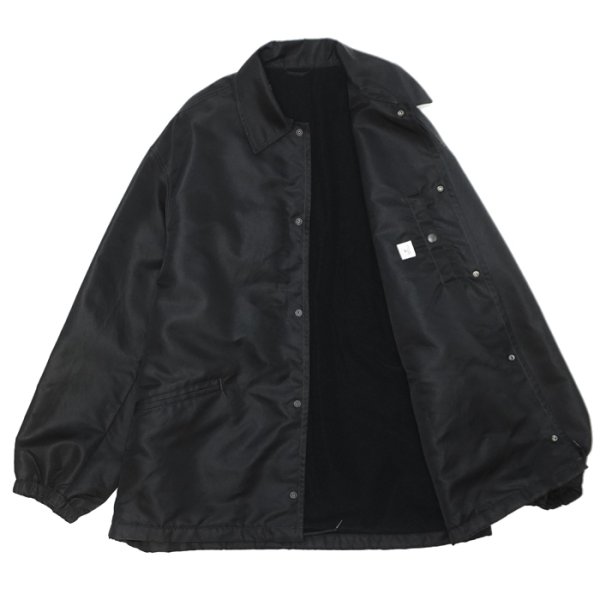 画像3: blurhms ROOTSTOCK（ブラームスルーツストック）Washed Nylon Coach Jacket（ウォッシュドナイロンコーチジャケット）/ Black（ブラック） (3)