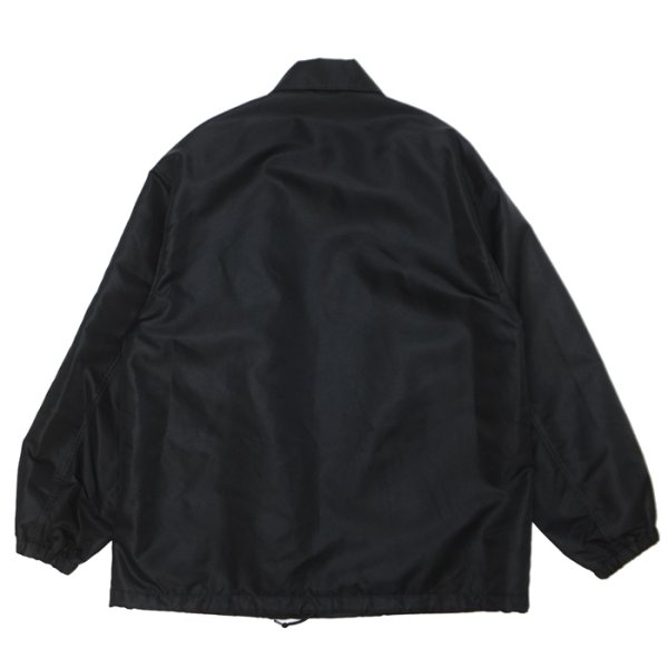 画像2: blurhms ROOTSTOCK（ブラームスルーツストック）Washed Nylon Coach Jacket（ウォッシュドナイロンコーチジャケット）/ Black（ブラック） (2)