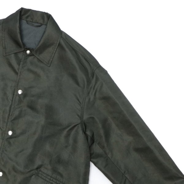 画像5: blurhms ROOTSTOCK（ブラームスルーツストック）Washed Nylon Coach Jacket（ウォッシュドナイロンコーチジャケット）/ Dark Olive（ダークオリーブ） (5)