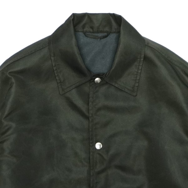 画像4: blurhms ROOTSTOCK（ブラームスルーツストック）Washed Nylon Coach Jacket（ウォッシュドナイロンコーチジャケット）/ Dark Olive（ダークオリーブ） (4)