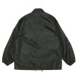 画像2: blurhms ROOTSTOCK（ブラームスルーツストック）Washed Nylon Coach Jacket（ウォッシュドナイロンコーチジャケット）/ Dark Olive（ダークオリーブ） (2)