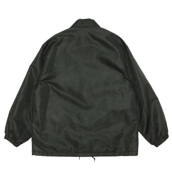 画像2: blurhms ROOTSTOCK（ブラームスルーツストック）Washed Nylon Coach Jacket（ウォッシュドナイロンコーチジャケット）/ Dark Olive（ダークオリーブ） (2)