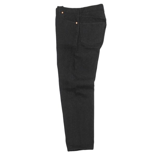 画像3: KAPTAIN SUNSHINE（キャプテンサンシャイン）5P Zipper Front Denim Pants（5ポケットジッパーフロントデニムパンツ）/ Black One Wash（ブラックワンウォッシュ）【裾上げ無料】 (3)