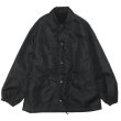 画像1: blurhms ROOTSTOCK（ブラームスルーツストック）Washed Nylon Coach Jacket（ウォッシュドナイロンコーチジャケット）/ Black（ブラック） (1)