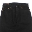 画像4: KAPTAIN SUNSHINE（キャプテンサンシャイン）5P Zipper Front Denim Pants（5ポケットジッパーフロントデニムパンツ）/ Black One Wash（ブラックワンウォッシュ）【裾上げ無料】 (4)