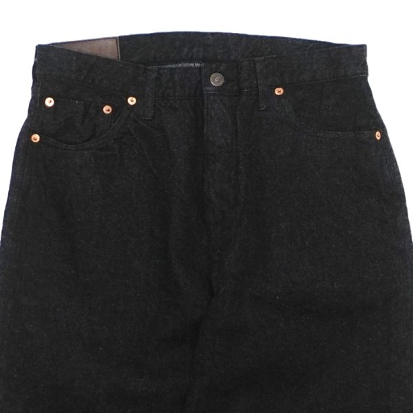 画像4: KAPTAIN SUNSHINE（キャプテンサンシャイン）5P Zipper Front Denim Pants（5ポケットジッパーフロントデニムパンツ）/ Black One Wash（ブラックワンウォッシュ）【裾上げ無料】 (4)