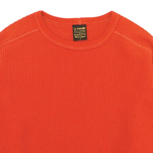 画像3: *A VONTADE（アボンタージ）Big Waffle Crew Top（ビッグワッフルクルートップ）/ Harvest（ハーベスト） (3)