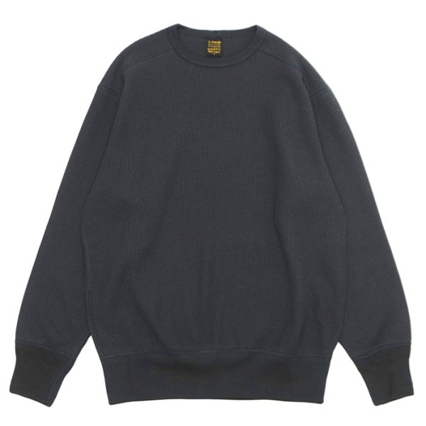 画像1: *A VONTADE（アボンタージ）Big Waffle Knit P/O（ビッグワッフルニットプルオーバー）/ Charcoal（チャコール） (1)