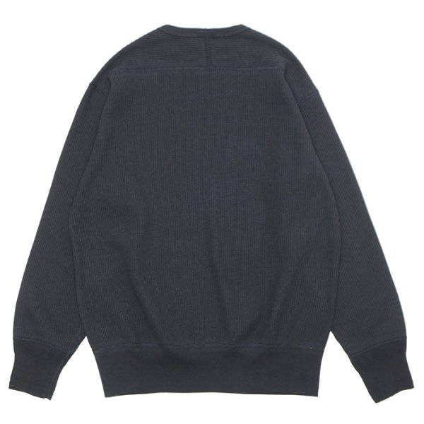 画像2: *A VONTADE（アボンタージ）Big Waffle Knit P/O（ビッグワッフルニットプルオーバー）/ Charcoal（チャコール） (2)