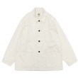 画像1: F.O.B FACTORY（エフオービーファクトリー）N-3 UTILITY JACKET（N-3 ユーティリティジャケット）”Cotton Herringbone Twill” / Ecru（エクリュ） (1)
