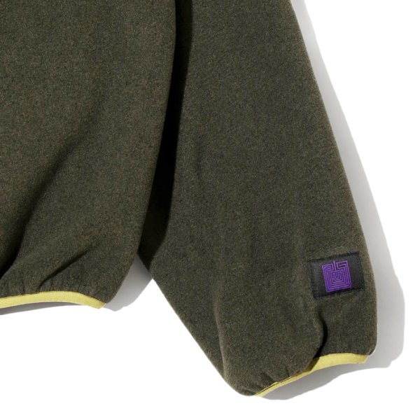 画像5: NEEDLES（ニードルズ）Between Snap Shirt（ビットウィーンスナップシャツ）"Poly Fleece" / Olive（オリーブ） (5)
