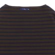 画像3: SAINT JAMES（セントジェームス）OUESSANT LOOSE（ウエッソン・ルーズ）"BORDER"/ CHOCO×NAVY（チョコレートブラウン×ネイビー） (3)