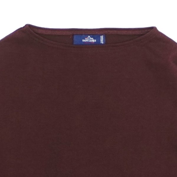 画像3: SAINT JAMES（セントジェームス）OUESSANT LOOSE（ウエッソン・ルーズ）"SOLID"/ GRENAT FONCE（ガーネット） (3)
