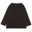 画像1: SAINT JAMES（セントジェームス）OUESSANT LOOSE（ウエッソン・ルーズ）"BORDER"/ CHOCO×NAVY（チョコレートブラウン×ネイビー） (1)