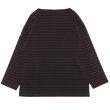 画像2: SAINT JAMES（セントジェームス）OUESSANT LOOSE（ウエッソン・ルーズ）"BORDER"/ CHOCO×NAVY（チョコレートブラウン×ネイビー） (2)