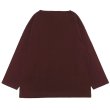 画像2: SAINT JAMES（セントジェームス）OUESSANT LOOSE（ウエッソン・ルーズ）"SOLID"/ GRENAT FONCE（ガーネット） (2)