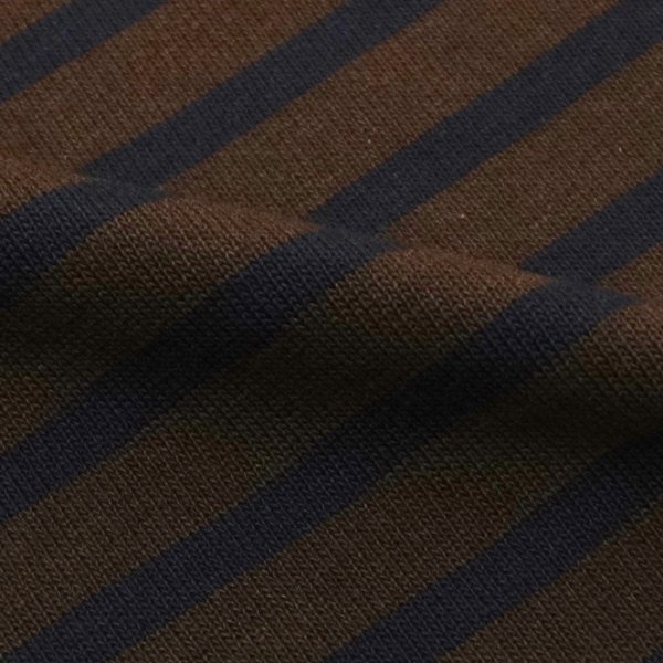 画像6: SAINT JAMES（セントジェームス）OUESSANT LOOSE（ウエッソン・ルーズ）"BORDER"/ CHOCO×NAVY（チョコレートブラウン×ネイビー） (6)