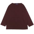 画像1: SAINT JAMES（セントジェームス）OUESSANT LOOSE（ウエッソン・ルーズ）"SOLID"/ GRENAT FONCE（ガーネット） (1)