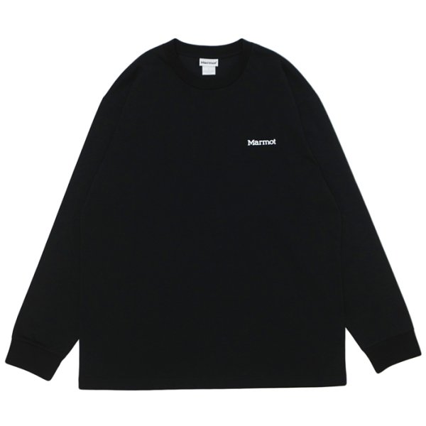 画像1: Marmot（マーモット）Crack L/S Tee（クラック ロングスリーブTシャツ）/ Black（ブラック） (1)