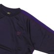 画像4: NEEDLES（ニードルズ）Track Crew Neck Shirt（トラッククルーネックシャツ）"Poly Smooth" / Purple（パープル） (4)