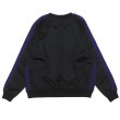 画像2: NEEDLES（ニードルズ）Track Crew Neck Shirt（トラッククルーネックシャツ）"Poly Smooth" / Black（ブラック） (2)