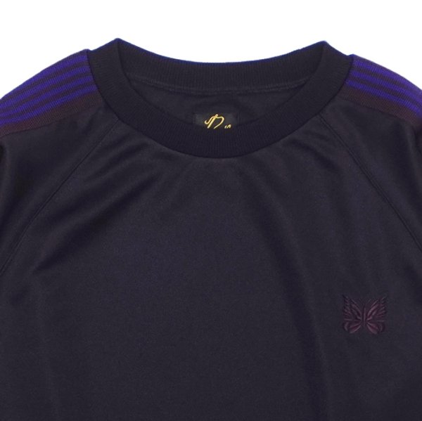 画像3: NEEDLES（ニードルズ）Track Crew Neck Shirt（トラッククルーネックシャツ）"Poly Smooth" / Purple（パープル） (3)