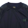 画像3: NEEDLES（ニードルズ）Track Crew Neck Shirt（トラッククルーネックシャツ）"Poly Smooth" / Navy（ネイビー） (3)