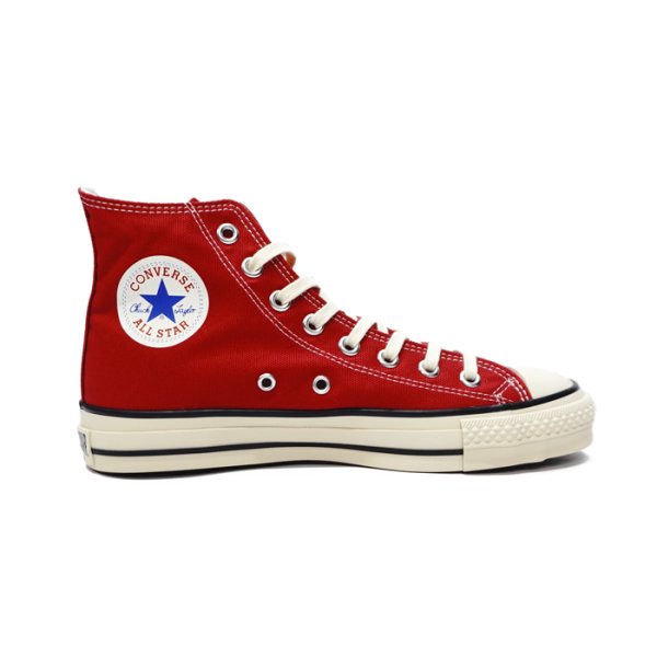 画像1: CONVERSE（コンバース）CANVAS ALL STAR J HI（キャンバスオールスターJ ”ハイカット”）/  Classic Red（クラシックレッド） (1)