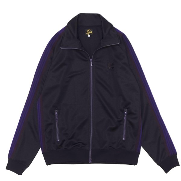 画像1: NEEDLES（ニードルズ）Track Jacket（トラックジャケット）"Poly Smooth" / Purple（パープル） (1)