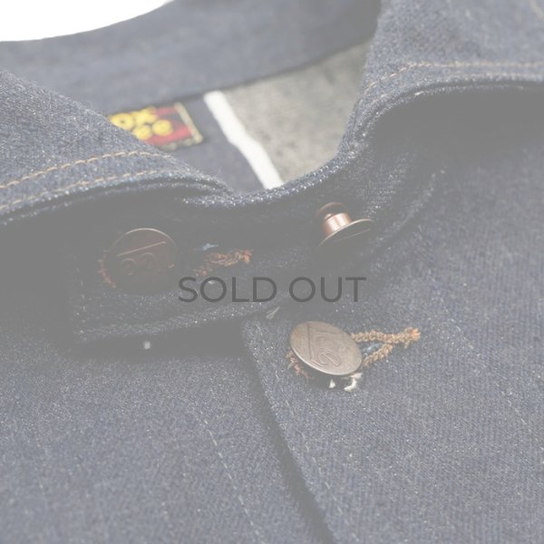 画像5: Nigel Cabourn×Lee（ナイジェル・ケーボン×リー）ʼOXʼed Silverʼ - RAILWAY MAN LOCO JACKET（レイルウェイマンロコジャケット）/ Indigo（インディゴ） (5)