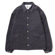 画像2: FELCO（フェルコ）SET IN SLEEVE COACH JACKET（セットインスリーブコーチジャケット）"SNAP BUTTON FRONT W/FLANNEL LINING” / Navy （ネイビー）・Charcoal（チャコール） (2)