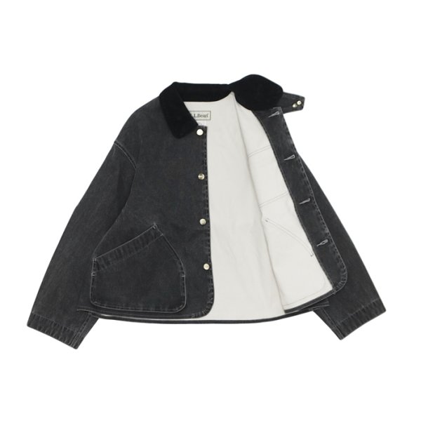 画像3: L.L.Bean Japan Edition（エルエルビーン ジャパンエディション）W's Bean's Prospect Harbor Field Coat（ウィメンズ ビーンズプロスペクトハーバーフィールドコート）"TEC DUCK" / Fade Black（フェードブラック） (3)