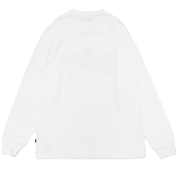 画像2: Sloppy Supply（スラッピーサプライ）Long Sleeve Print Tee（ロングスリーブプリントTシャツ）"DOLLARS" / White（ホワイト） (2)