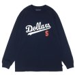 画像1: Sloppy Supply（スラッピーサプライ）Long Sleeve Print Tee（ロングスリーブプリントTシャツ）"DOLLARS" / Navy（ネイビー） (1)