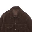 画像4: *A VONTADE（アボンタージ）Truker Jacket（トラッカージャケット）"Suede Leather" / Bitter Brown（ビターブラウン） (4)
