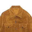 画像4: *A VONTADE（アボンタージ）Truker Jacket（トラッカージャケット）"Suede Leather" / Coyote（コヨーテ） (4)